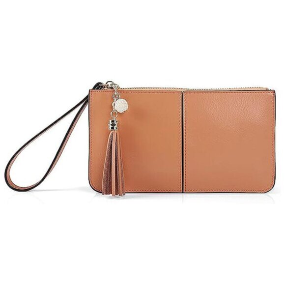 Genuine leather wristlets sale